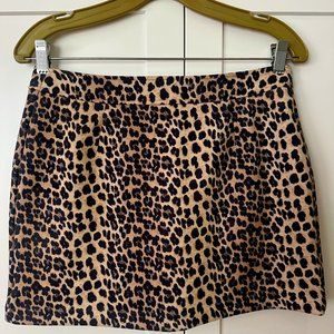 Kzell Leopard Skirt - Size Small